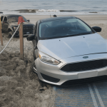 Oak Island cites drivers for illegal beach drive, destroying mat