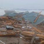 Five oceanfront homes collapse in Buxton on Tuesday