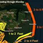 Ocean overwash reported ahead of Sunday’s noon high tide