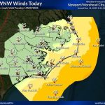 Minor soundside flooding and gusty winds expected on the Outer Banks today